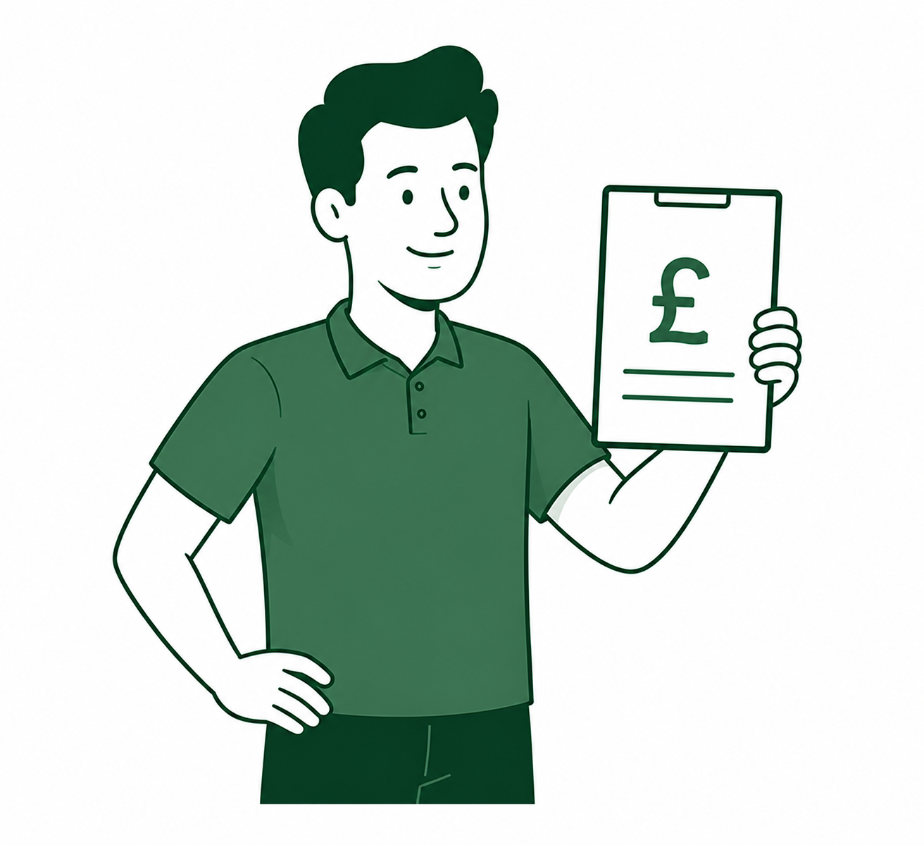 Transparent pricing icon