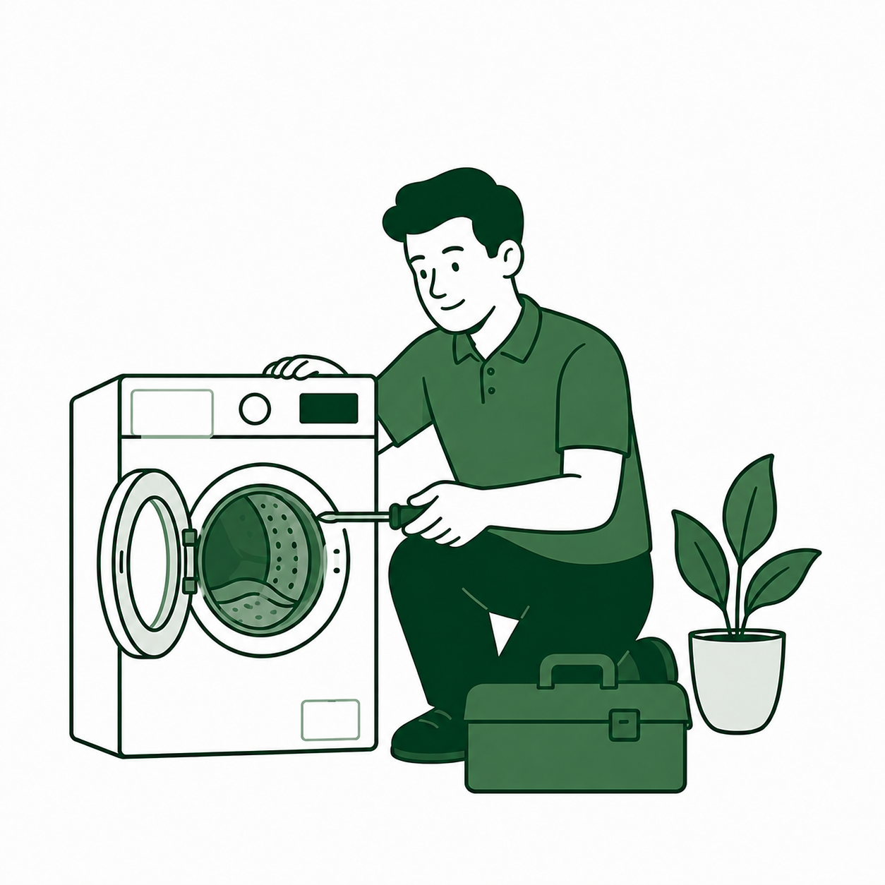 Sustainable repairs icon
