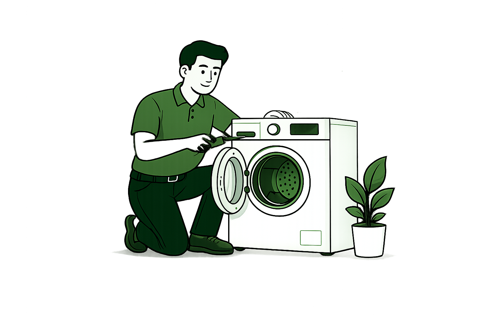 Eco-friendly repair icon