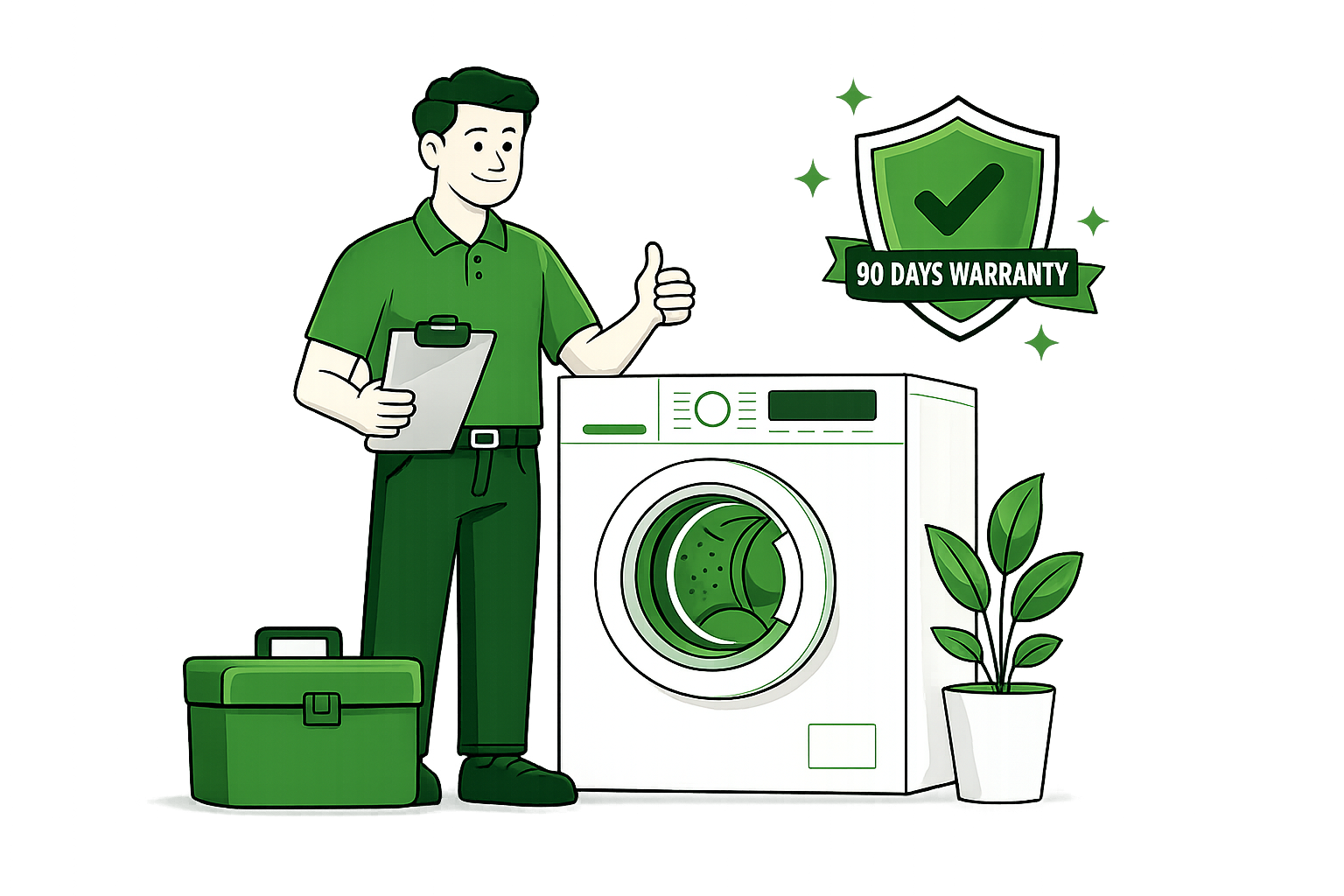 Post-service guarantee icon